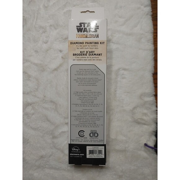 Camelot Dotz Diamond Painting Art Kit 8.7"X8.7" The Mandalorian The Child Moving - Picture 4 of 8